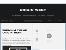 Tablet Screenshot of originwest.stylehatch.co